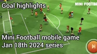 Goal thrillers and defensive errors. Mixed results. Mini Football gameplay.