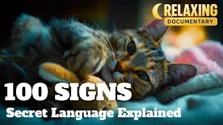 The Secret Language of Cats: 100 Signs Gently Explained To Fall Asleep To