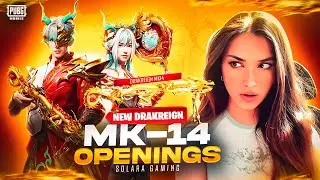 MAXING NEW DRAKREIGN MK14 || LUCKY SPIN OPENING || DRAGON EMPEROR SET || PUBG MOBILE