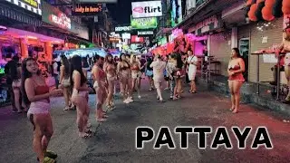 Pattaya Street Life at Night 🇹🇭 | Full Walking Tour 4K