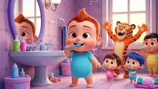 Sparkle Brush Time Fun 🪥✨ Fun Tooth Brushing Song for Kids | Healthy Habits for Toddlers