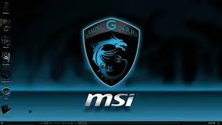 MSI Gaming Azure Blue Theme for w7 and w10 with Azure 7tsp and iPack for Windows&reg; 7 w8 8.1 w10 4K