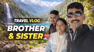Travel toor with brother and sister 🥳 and enjoy day 😁❤️