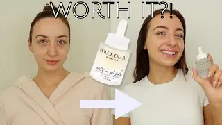 Увлажняющая сыворотка-автозагар Dolce Glow Goccia di Sole. Честный обзор + демонстрация | Обзор автозагара