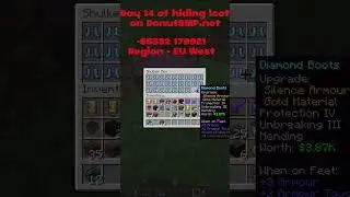 Day 14 of hiding loot on donutsmp #donutsmplive #donutsmp #drdonut #drdonutt #minecraft