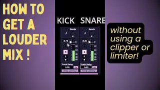How to get louder mixes    -    #abletontips #ableton  #sounddesign #musicproducer #abletontutorials