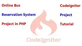 Online bus reservation system project in php | website frontend design in codeigniter |  Part 18