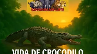 VIDA DE UM CROCODILO SAVANA LIFE