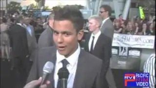 Wolf Pak member Bronson Pelletier at the Twilight Eclipse Premiere