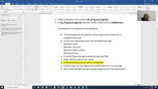 Intro to Database Systems 7-  Practical implementation of a database