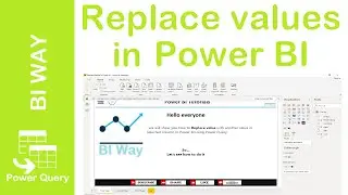 Replace values in Power BI