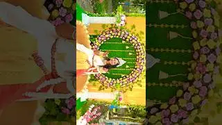 Bengali Haldi Ceremony | Bride Haldi Look | Haldi Decoration #haldiceremony #shorts #trending