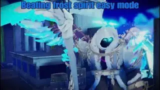 How I defeated the frost spirit easy mode ltower defense Simulator