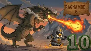 Ragnamod 6 [part 10] building my main base with youtube music