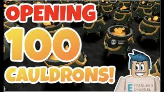 OPENING 100 CAULDRONS IN ROBLOX ISLANDS HALLOWEEN 2022 EVENT
