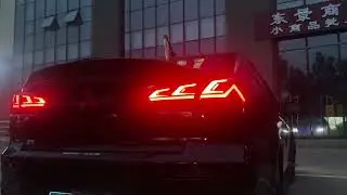 JUMIAP Smoked Led Tail lights Mitsubishi Lancer/EVO X 2008-2020 Rear Light Assembly