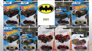 BATMOBILES COLLECTION HOT WHEELS MAINLINE 2021