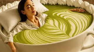 Most Satisfying AI ASMR Beds Coffee Cup, Nail, Lava,water, Ice Cream & More | Relaxing Sleep Sounds