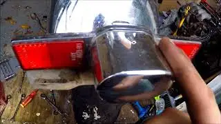 Honda Magna V45 Rear Fender Removal