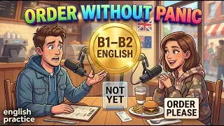 Ordering Food Without Panic 🍔😅 | B1&ndash;B2 English Listening Roleplay