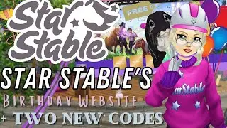 Star Stable's Birthday Website + (Two Codes!!) 😘🎂|| Star Stable Online
