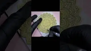 Mandala engraving  만다라 [ eraser stamp carving print 지우개 도장 판화 消しゴムはんこ ]