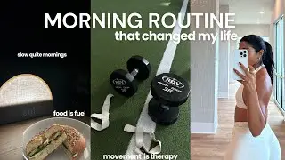 THE 6AM MORNING ROUTINE THAT CHANGED MY LIFE | 8 simple steps to have a productive morning 🌥️