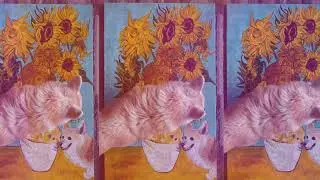 Unexpected Corgi Encounter with my Van Gogh Masterpieces | My Corgi Art #corgiart #vangogh #corgis
