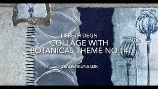 Collage with botanical theme No 14