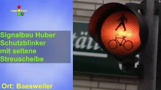 Signalbau Huber Niedervolt Schutzblinker mit seltene Streuscheibe