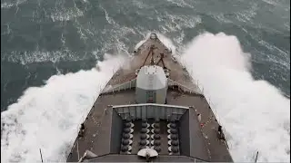 The Royal Navy on the high seas