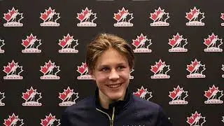 Ivar Stenberg post-game vs. Canada Red