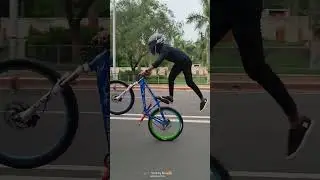super stunt 🥵🥵🥵🥵 with FuriousRiders 🔥 subscribe for more 🙏#mtb #freestyle #stunt