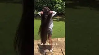Floor length hair #hairtok #hair #superlonghair