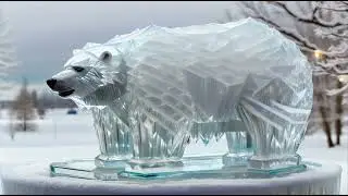 Ice Sculptures -AI Generated Video /AIART/AIARTWORK/