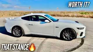 LOWERED MY 2024 MUSTANG GT on STEEDA SPRINGS, BUT... WAS IT WORTH IT?