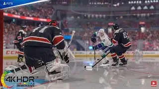 NHL 22 Canucks Too Much For Caps! Washington Capitals vs Vancouver Canucks 4K! PS5 Gameplay