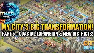 Our City is GIGANTIC! 🏙️ Building the Ultimate Zoo & Water Park | City Island 6 Part 5