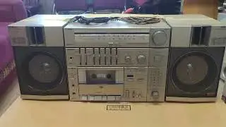 Victor PC R11 ремонт, профилактика, чистка #victor #cassette #radio #boombox #player #магнитола
