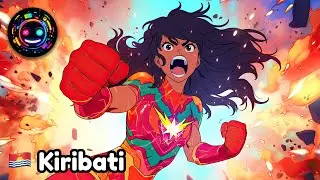 Asking AI To Create A Female Superhero In Studio Ghibli For Different Countries