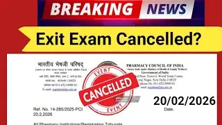 Exit Exam Cancelled?