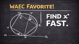 EXAM FAVORITE: Alternate segment & Cyclic Quadrilateral Problem