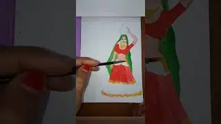 indian village women painting#sketchtravel