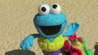Cookie Monster Cozy Coupe Show Pool Party Clip