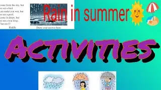 class 5 Rain in summer Activities/State syllabus.#english #statesyllabus #poetryreading