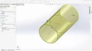 Solidworks piquage sur tube