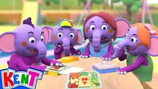 Hathi Raja Shapes Song 🐘 | Learn Shapes & Colors for Kids | Kids Elephant Cartoon Video