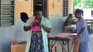 Reusable menstrual pads/serviettes hygi&eacute;niques r&eacute;utilisables, Centre de Sant&eacute; Affem Kabye, Togo