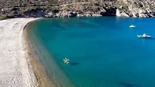 Ios Island fantastic beaches, Kalamos, Tris Eklisies & Papas