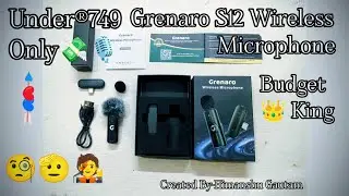 |BestWirelessMicUnder1000|🧑&zwj;🎤🧐🎙️💸|GrenaroWirelessMicrophone|GrenaroS12MicFullReview#shorts#trending 